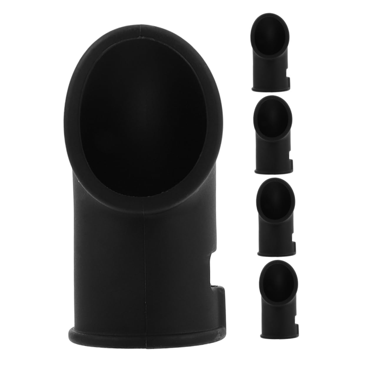 CAXUSD 5pcs Silicone Steam Diverter Pipe Heat Resistant Pressure Cooker Steam Saver for Safe Cooking Flexible Durable Kitchen Accessory for Air Fryers and Pressure Cookers