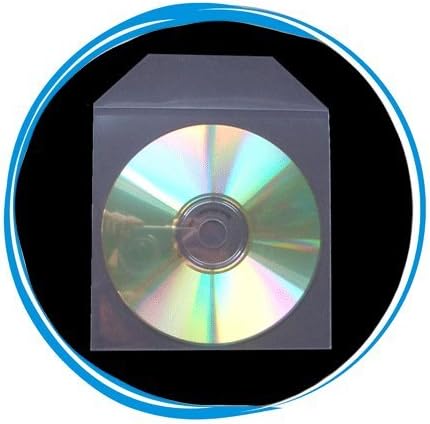 100 CPP Clear Plastic Sleeve with Flap