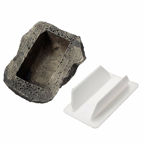 Greek Art Diversion Safe Key Outside Hider Hide-A-Key Fake Rock Key Holder Key Hider Stone Safely Hiding Your Spare Keys For Outdoor Garden Or Yard, Geocaching #TOP1