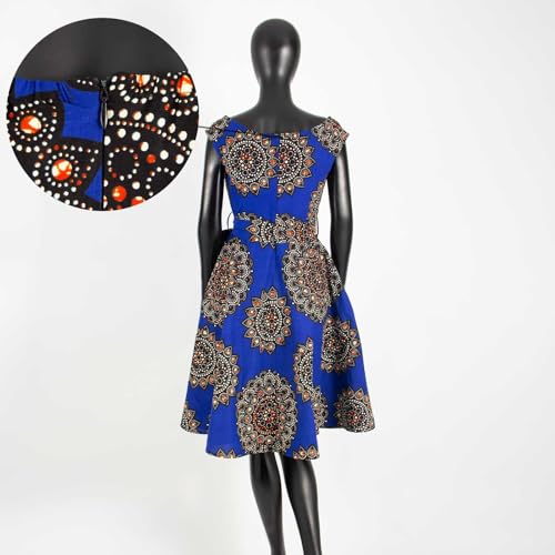 African Sexy V-neck Dresses with Belt for Women Matching Couple Outfits Dashiki Men Clothes Shirt and Pant Sets4