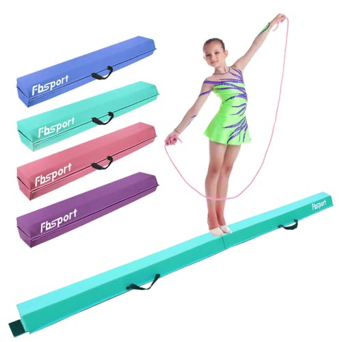 FBSPORT 180/240/270/300 cm Barra de Equilibrio PU Cuero Plegable ...