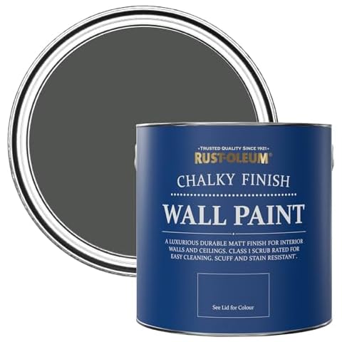 Rust-Oleum Graphite Matt Emulsion Paint 2.5L Cover