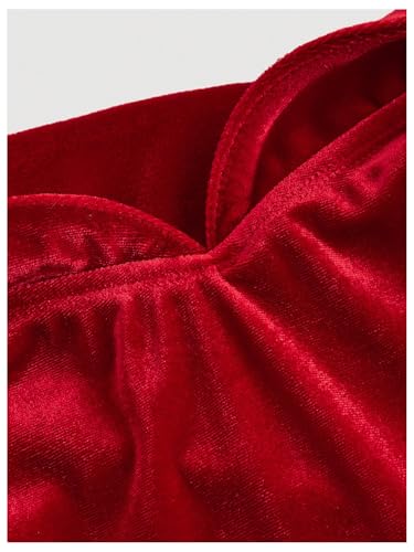 Image of SOLY HUX Women's Off Shoulder Sleeveless Flare Mini Dress Cocktail Wedding Dress