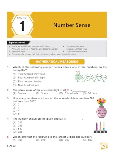 Image of MTG International Mathematics Olympiad (IMO) Workbook Class 2 - Chapter-wise MCQs with Achievers Section - SOF Olympiad Books For 2026-27 Exam