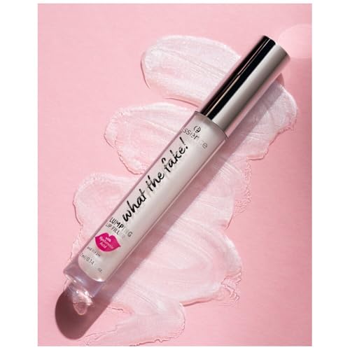 Image of Essence what the fake! PLUMPING LIP FILLER 01 oh my plump!, lip plumper, transparent shine, fuller-looking lips, high shine, 4.2 ml (Pack of 2)