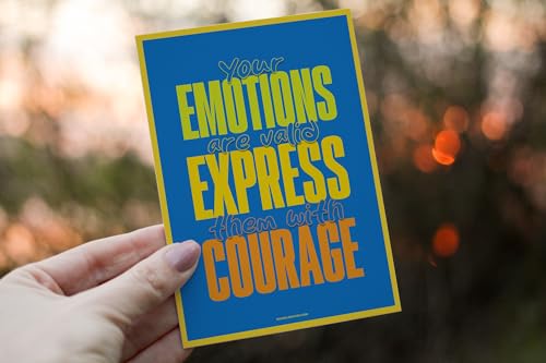 Image of Motivational Poster Wall Posters 54-6x4 Inch Aesthetic Postcards - Student Exam Inspirational Motivational Quotes Posters Wall Stickers For Study Room - Office Wall Stickers