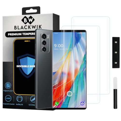 Image of Blackwik UV Curved Tempered Glass for LG Wing | 2-Pack
