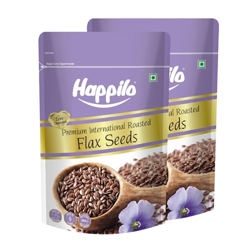 Image of Happilo Premium Authentic Flax seeds Roasted 250g (Pack of 2)