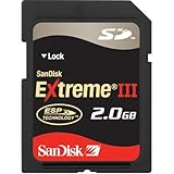 SanDisk 2 GB SDSDX3-2048-901 Extreme III SD Memory Card (Retail Package)