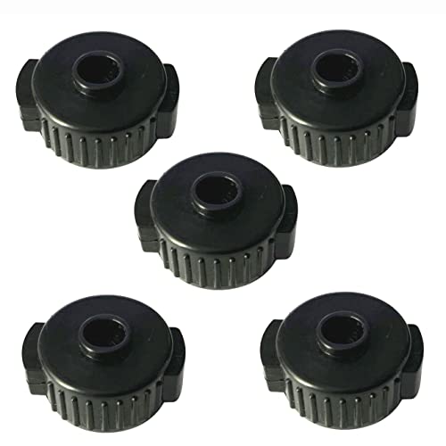 5 paquetes de abrazaderas de liberación rápida para platillos, tuercas para platillos de 8 mm, accesorios para batería jazz (negro) miniatura 1