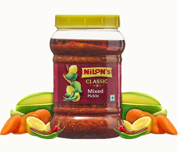 NiLoN's - Mixed Classic - Achar/Pickle - Aam ka achar - Rajasthani Pickle - Traditional Achar - 850 Gm Pack of 1