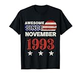 Photo Gallery awesome since 1993 vintage usa flag classic novembre 1993 maglietta Photo Gallery awesome since 1993 vintage usa flag classic novembre 1993 maglietta