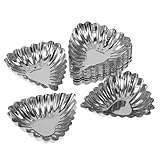 Genérico 20 Moldes para Cupcakes de Acero Inoxidable, Reutilizables, Resistentes al Calor, Tamaño Mediano, para Hornear Tartas de Huevo, Budines y Magdalenas, Aptos para Hogar y Repostería