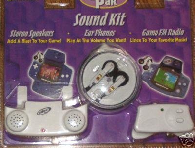Game Boy Advance Sound Kit Value Pak with Speakers, Ear Phones, and Game Fm Radio