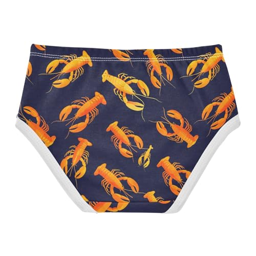 Ocean Lobster Blue Toddler Girls's Underwear 2T 23028622