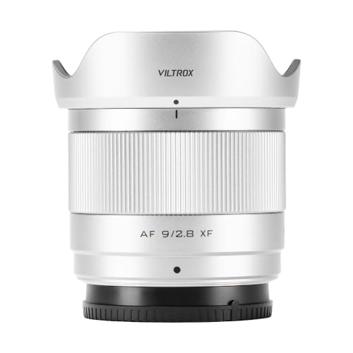 Image of VILTROX 9mm F2.8 Fuji Wide Angle Prime Lens for Fuji X, Silver | AF 9mm f /2.8 Air XF, APS-C Auto Focus Lens for Fuji X Mount X-T5 X-S20 X-E5 X-T30 II X-T4 X-H2S X-S10 X-E4 X-T3 X-T50 X-M5