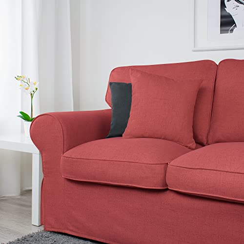 Dagra Bezug für EKTORP 3er-Sofa (ohne Schlaffunktion) (Red A08) – Bild 3
