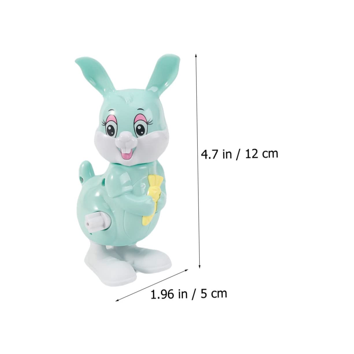HANABASS 3Pcs Color Plastic Rabbit Clockwork for Adorable Hopping Bunny Wind Up Fun Rabbit Playthings for Present for Ages