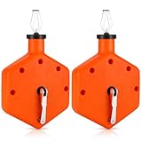 HIYZI 2 Pcs Chalk Line Reel 100 Feet Chalk Line Tool Chalk Box for Construction Carpentry Drawing Straight Precision Marking Decoration Working Projects