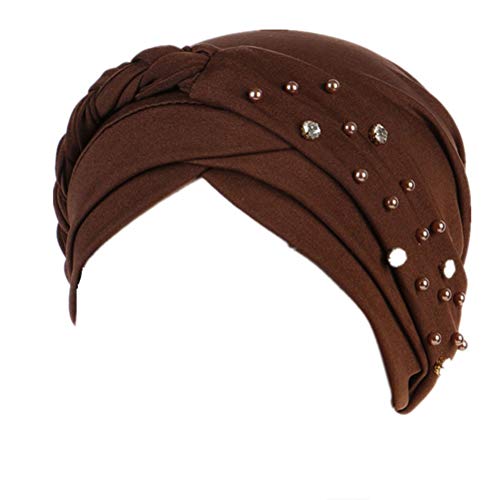 ABOOFAN 1Pc Simples e Fashion Hat Cetim Sleeping Hat Lace Dupla Camada Head Wrap Protetor de Cabelo