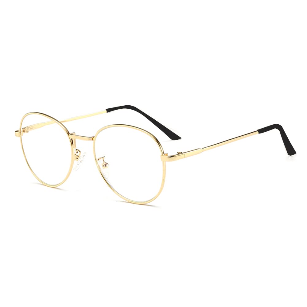 GEMSeven Gafas Ovaladas De Metal Para Lectura, Mujeres Y Hombres Gafas Presbíticas De La Vendimia Espectáculo óptico Con Dioptrías