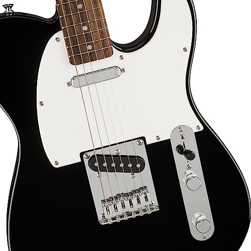 Squier Bullet Telecaster Ss Electric Guitar, Black, Laurel Fingerboard #TOP3