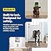 PetSafe Plastic Pet Door - Easy Install for Wood, PVC Metal & Paneled Doors - Rust-Free Plastic Frame - Flap Dimensions 10 1/4