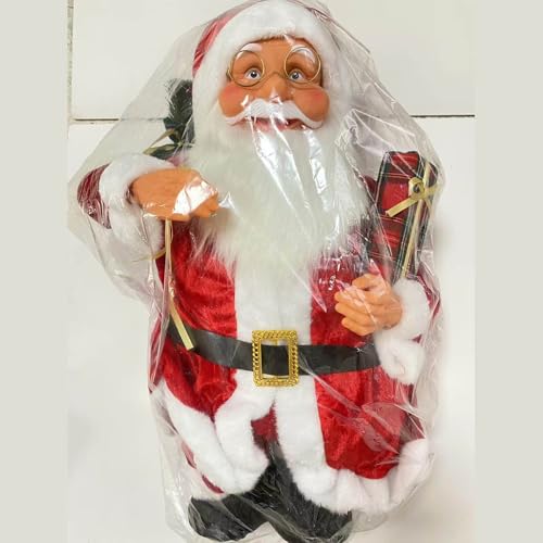 Figurine de Père Noël gain de place, grand format ajustable pour petit espace - 4