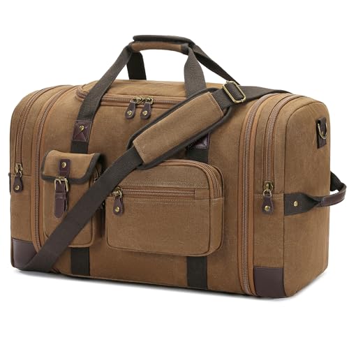 Travel Duffle Bag for Men, Duffle Bag for Travel, Heavy Duty Canv...