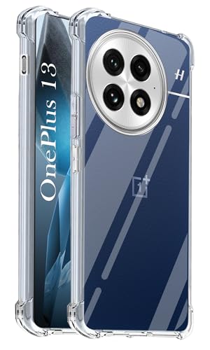 Image of Jkobi Shockproof Crystal-Clear Back Cover for OnePlus 13 (Anti Yellow Case | Drop & Camera Protection | Hard Polycarbonate)