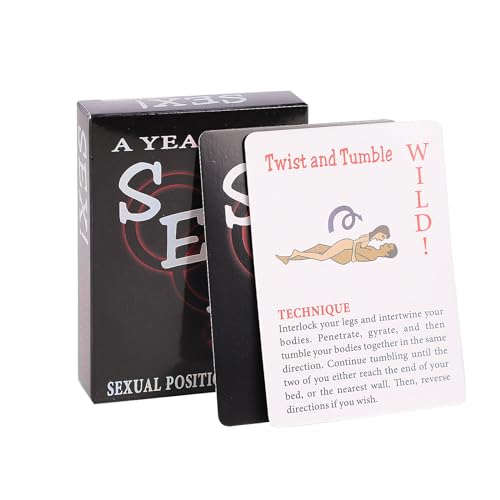 AJOHBM Juegos de Cartas Regalos 50 CartRegalo para Jugadores Mujeres Pack Cartas para Magia con Tarde-S0624M