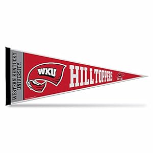 Rico Industries NCAA Western Kentucky Hilltoppers Exclusive 12″ x 30″ Soft Felt Pennant – EZ to Hang – Home Décor (Game Room, Man Cave, Bed Room)