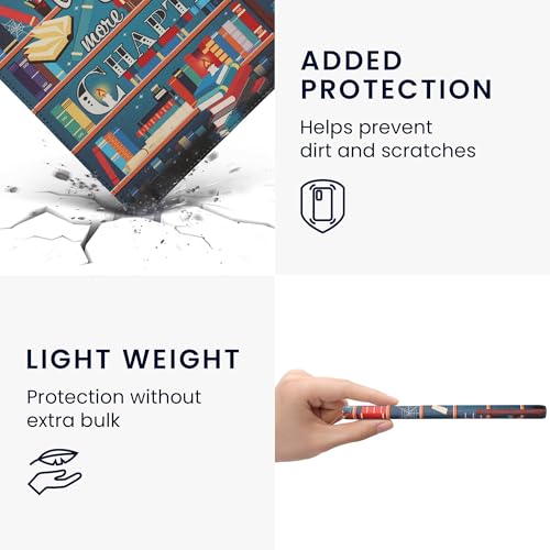 kwmobile Etui na pasek na rękę kompatybilne z AmazonKindle Scribe 11" (2025) Pokrowiec - eBook Reader Case - Etui eReader Podobna skóra z kotwicą