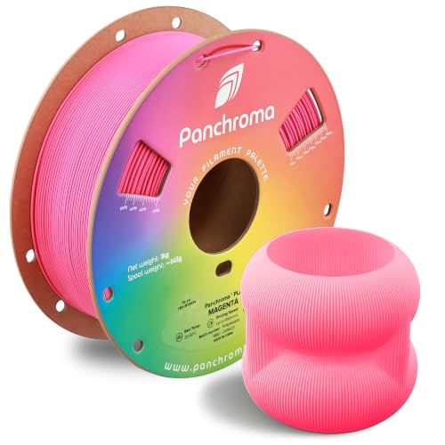 Panchroma PLA Magenta 3D Printer Filament, 1.75mm, 1kg Spool, Easy to Print, High Speed Printing, Tangle Free, AMS Compa