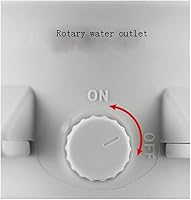 Vista 6 de JITEM Cafetera - Gotero frío de hielo hecho a mano, cafetera y tetera con filtro de acero inoxidable ajustable de flujo de agua para café o té