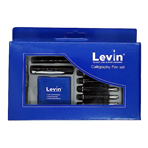 Image of Levin Professional Calligraphy Pen Set (silver Calligraphy big)
