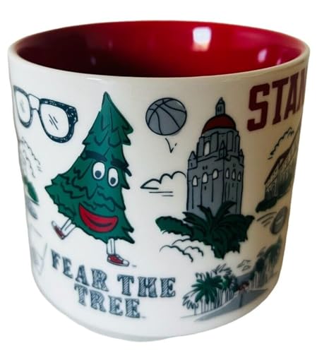 Mug Starbucks Stanford Universitario 14 oz Rojo miniatura 2