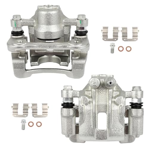 Image of SCITOO - Rear Disc Brake Calipers Assembly w /Bracket For Hyundai,For Kia Models - For Sportage 2011-2016,For Tucson 2010-2015 19B6390 19B6391