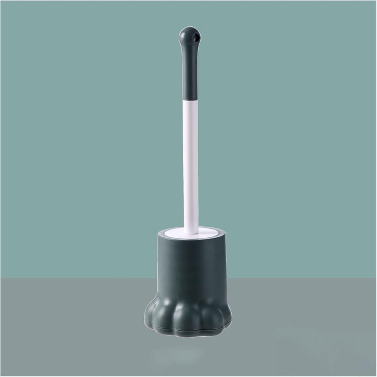 toilet brush, 2 Pack Toilet Bowl Brush Cleaner Long Handle, Scrubber Home for Bathroom(Green)