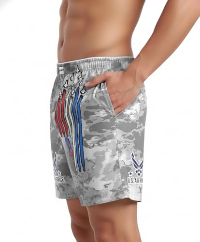Image of BLACKSMITH Stylish All Over Printed Regular Fit Men's Boxer Shorts with Side Pocket - Soft and Stretchy Elastic No Marks Waist Band - Pack of 2