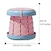 NAJMECHOY PVC Portable Potty, Children's Foldable Toilet, Baby Travel Urinal (Pink)