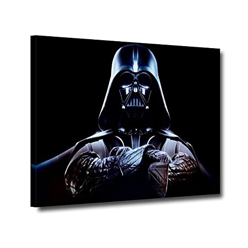 Poster mural de film Dark Vador – Art mural de film HD encadré et étiré, haute résolution,...
