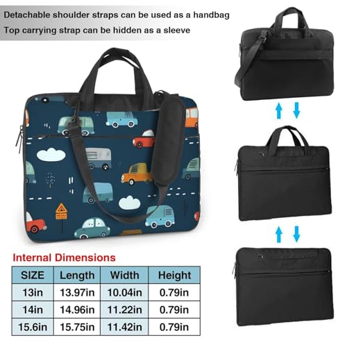 Maletín para portátil impermeable de 14 pulgadas miniatura 4
