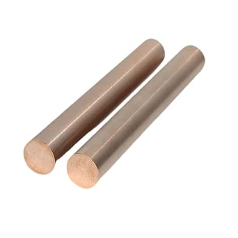 Tungsten Copper Alloy Rod, 1 PCS W-Cu Alloy Conductive Electrode, Welding Tungsten Copper Electrode 1, Diameter*Length-W75% CU25%, 9 * 200mm