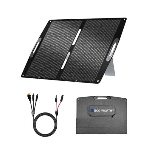 ECO-WORTHY 100W Portable Solar Panel – 23% ETFE