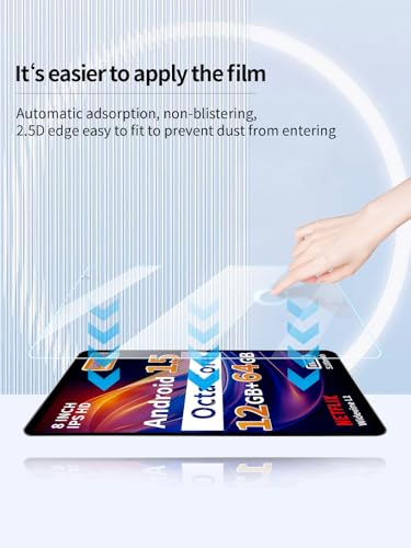 Protector de pantalla 2 pack para Tablet HAOVM M8.2 8 pulgadas miniatura 6