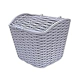 Panier de guidon : Équipé d'un couvercle et d'une boucle, il empêche vos affaires de tomber