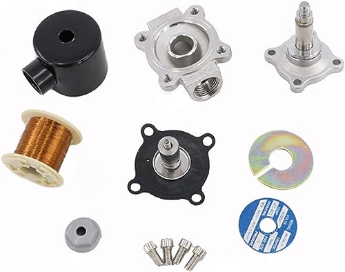 Électrovanne laiton 1/2 coupure fuite eau action directe 12V fermée - 3