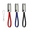 BoxWave Cable Compatible with Ancel X7HD (10.1 in) - USB Type-C Keychain Charger, Key Ring USB Type-C to Type-A 8 in USB Cable - Jet Black