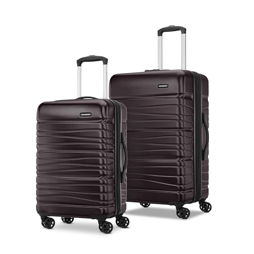 Samsonite Evolve SE Hardside Expandable Luggage with Spinners | Cordovan | 2PC SET (Carry-on/Medium)